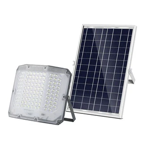 New Outdoor Waterproof Garden LED Solar Flood Light IP66 Rating Aluminum Glass Three-Sided Luminous Rural Household Landscape