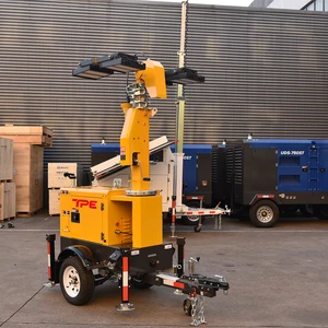 7m Mobile Diesel Light Tower LED Lighting Tower Stadium Lighting for Sport Events