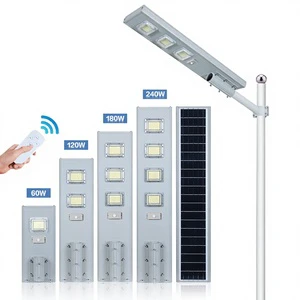 Brightly Outdoor Led All in One Solar Street Light with Remote Control