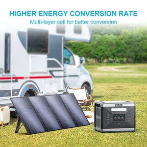 SolarPlay 2400W Portable Power Station with 400W Solar Panel, 2160Wh LiFePO4 Battery Ups Generador Solar