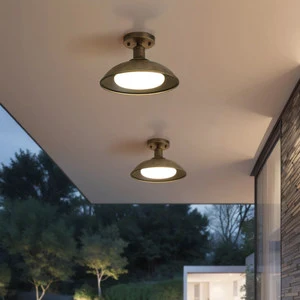 Outdoor LED Universal Voltage Ceiling Light Waterproof Retro Villa Pavilion Gazebo Courtyard Light Balcony Corridor Garden Yard