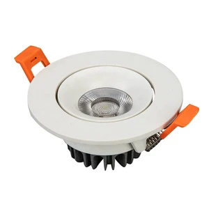 Embedded Integrated LED Downlight Plastic Square Round 3W 5W COB Ceiling Spot Light Panel Light