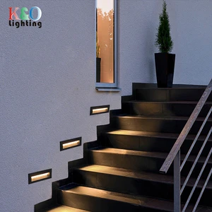 Indoor Corridor Plug in Wall Lighting Recessed Led Wall Lamp Stair Case Night Light Step Lamp