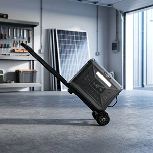 Solarplay Q2501 2400W 2160Wh Portable Power Station with Trolley Wheels LiFePO4 Ups Generador Solar