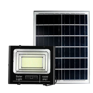 Solar Light Outdoor Ip67 Solar Spotlights 300w Solar Flood Lamp and Panel 100watt Solar Flood Lights