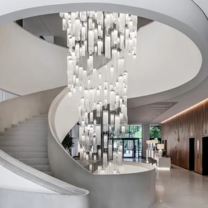ANNO Modern Glass Long Lighting Fixture For Contemporary Apartments
