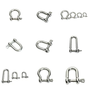 Marine Accessories Precision Casting European/JIS Type D Shackles and Long/Bow Shackles