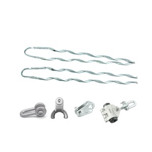 Steel Helical Dead End OPGW Cable U Shackle Thimble Clevis TUOFA Bolted for Electric Power Construction