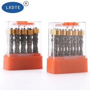 LXD 10PCS/Box PH2 Double Head Magnetic Screwdriver Bit Set 65mm Industrial Steel 1/4