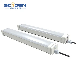 Adjustable IP65 IK08 LED Linear Tri-Proof Lamp Animal Husbandry Warehouse Anti-UV Anti-Corrosion Lighting Waterproof Triple-Safe