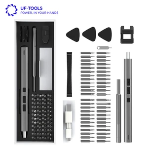 UF-TOOLS 57 in 1 Logo Printed Wireless Magnetic Electrician Mini Pen Precise Set Power Battery Electric Screw Driver