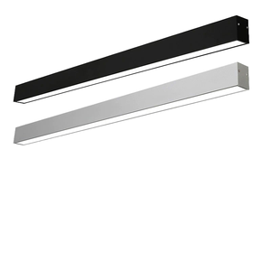 40W 50W Suspended Black Customizable LED Linear Lights 5 Years Warranty Direct Sales Wholesale Price Linear Pendant Light