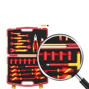 EXPLOIT VDE Certified 1000V Insulated Hand Tools Set New Energy Electric Vehicle Maintenance GS Electrical Tool Kits Case