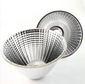 High Reflector Efficiency Optical Small Home Decorate Cob Led Downlight Reflector Cup Aluminium Downlight Reflector Cup