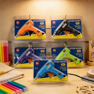 20W 40W Heat Gun with Switch, Suitable for 0.7mm and 1.1mm Diameter Glue Sticks, Manual Hot Melt Glue Gun