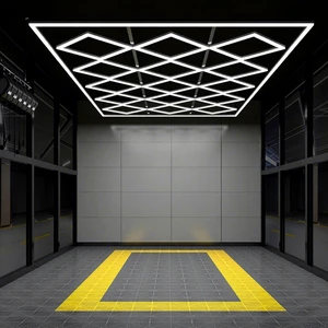 New Design High Brightness High Quality Garage Workshop Lights LED Work Lights for Car Beauty Shop 23 Grid System