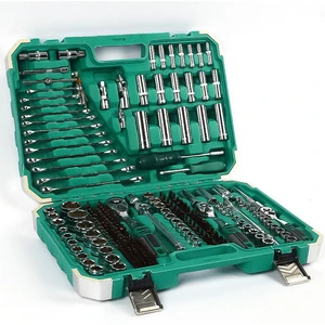 SHALL 218-Piece General Household Hand Tool Kit, Professional Auto Repair Tool Set General Household Hand Tool Set Box