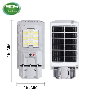 Powerful Mono Solar Street Light Black ABS Material One-in-All Radar Induction for Highway & Garden Use with More Eyes Choice
