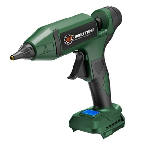 Professional Industrial 18V Lithium Battery Cordless Hot-Melt Glue Gun 7/16 Glue Stick Diameter Adjustable Temperature Plastic