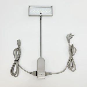 Aluminum LED Expo Lighting - Long Arm Clip-On Spotlight for Display Backdrops, Exhibition Wall Floodlight