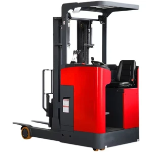 New TAIXING JICHUAN Electric Order Picker Forklift Hydraulic Stacker Lift 1T-3T Electric Reach Truck AWD Solid Tire Electric