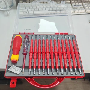 EH Electrician Combination Toolbox Industrial Grade Phillips Flat-Head Screwdriver Set Steel for Household Repair Tools