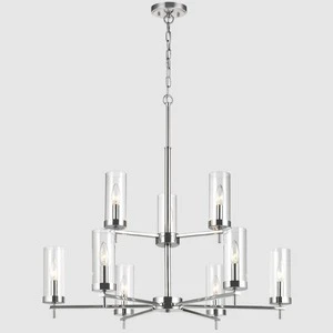 Nordic Stairwell Rotating Led Long Downlight Modern Personality Restaurant Aisle Double Entry Building Black Long Chandelier