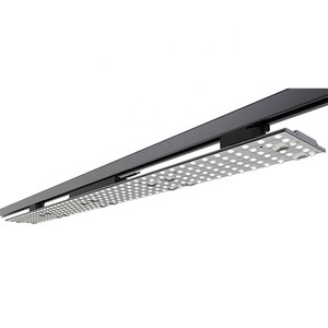 ShineLong Modern LED Slim Bay Light 2ft/4ft/5ft Hanging Light 40w/60w/75w Non/1-10V/Dali Dim CRI>90 4CCT for Supermarket/Store