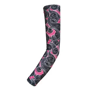 Pure Custom Print Logo Blank Sunscreen Sports Arm Sleeves Cycling Gaming Protection Compression Adult Shooter Sleeves Sets
