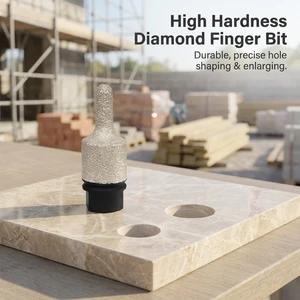 Diamond Finger Milling Bit High Hardness Customized Thickness Carving Tools OEM ODM Funlin FLB1007 Angle Grinder