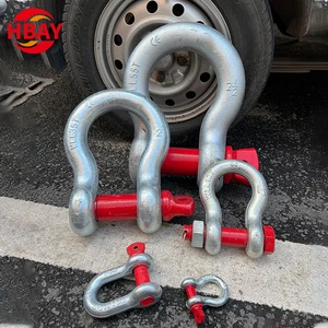 CE Certified Shackle US Type G209 Bow Shackle Hot Dip Galvanized for Marine/Rigging & Construction