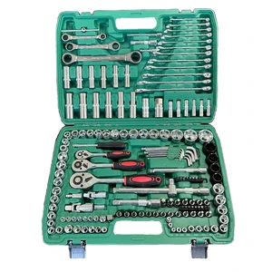 151pcs CR-V Multifunctional High-Torque Portable Wrench Kit Heat-Treated Combination Box Car Motorcycle Maintenance OEM