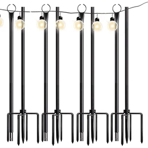 Durable and Non-corrosive Yard Light Pole Outdoor Hanging Lights Solar Hanging Lights Outdoor