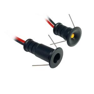 Micro LED Recessed Spotlight 12V 0.5W 3000K for Roof Overhangs Patio Roofs