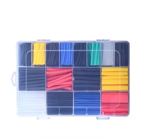 580PCS Set Heat Shrink Wrapped Shrinking Insulation Sleeving Thermal Casing Car Electrical Cable Shrink Tube Kit