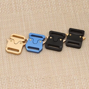 Newly Released 1 Inch Tactical Buckle Aluminum Alloy Iron Flat Side Release Dog Buckles Weight Rated for Optimal Performance