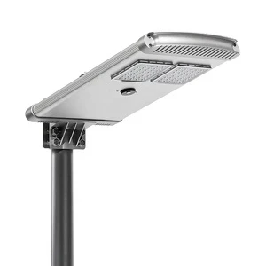 30W All-in-One Solar LED Street Light IP67 Waterproof Monocrystalline Solar Panel Lithium Battery Road Lighting 5-Year Warranty