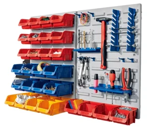 OEM ODM Multi Function Plastic Bins Manufactory Pegboard Wall Organizer Screw Box