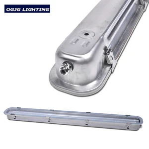 Dimming Vapor-proof Lighting Ip65 Waterproof Stainless Steel Housing LED Triproof Light