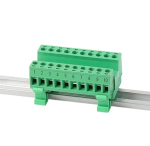 Rongting10 Set 2-Pin 5.08mm Pitch PCB Mount Screw Terminal Block Connector 11-20 AWG Pluggable Male Female 10A Industrial