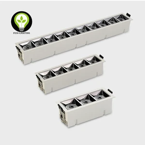 Flick Free Recessed Anti-glare LED Grille Lighting LED Linear Downlight LED Spotlight