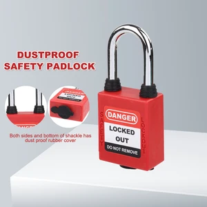 Lockey Loto OEM&ODM Steel Shackle Dust-Proof Safety Padlock With Master Key