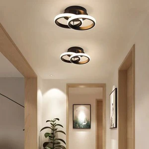 Creative Cross-level Dedicated European-American Style LED Wall Lamp Iron Base Aluminum Cover Warm Light Surface Lighting