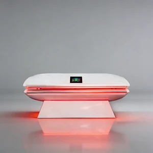 OEM/ODM Spa Collagen Tanning Bed Full Body Contouring Red Light Therapy Capsule Infrared LED Pulse Home Beauty Devices