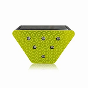 High-Speed Aluminum Fence Contour Marker LED T-shaped High-intensity Prismatic Reflective Warning Flashing Light Traffic Warning