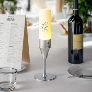 Cup Lamp Modern Minimalism Touch-Control LED Built-in Battery Creative Ambiance Table Lamp for Bedroom Bar Restaurant Gift