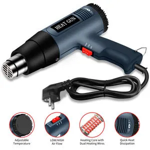 Promotion 2000W Hot Air Gun Digital Display Electric Hot Air Gun LCD Digital Display Temperature Control Model Heat Gun