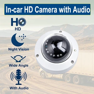 Commercial Grade 1080P AHD Vehicle Camera Audio Supported High Fidelity Pickup Robust Anti-Vibration Dome for Transit Car OEM