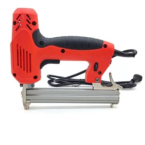 1800W 220V Electrical Nail Gun Woodworking Air Nailers Electric Tacker Nailer Stapler Staple Gun for Wood