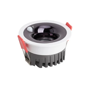 Indoor Office Commercial Home Living Room Black reflector cup Aluminum 12W LED Spotlight